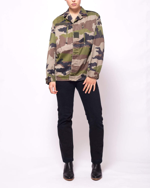 Ragyard Rework Vintage Stones Camo Military Jacket