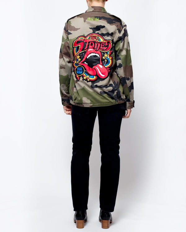 ragyard Rework Vintage Stones Camo Military Jacket ragyard Rework Vintage Stones Camo Military Jacket