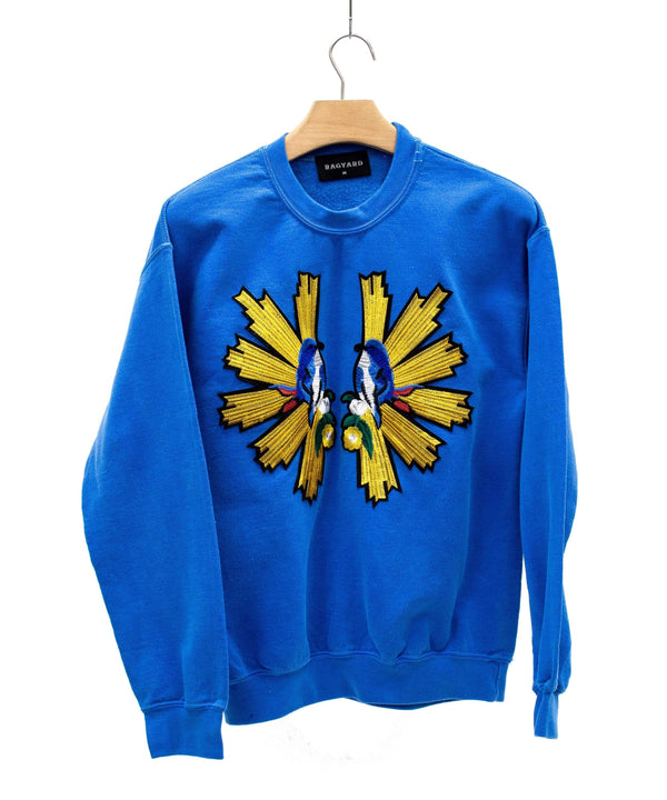 Ragyard Sunburst Birds Blue Sweatshirt