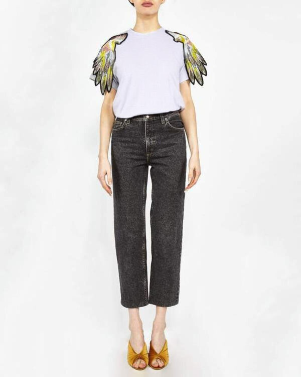 ragyard White Parrot T-Shirt