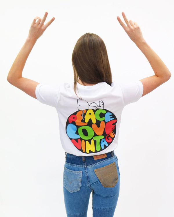 ragyard Ragyard X Peanuts Peace Love Vintage T-shirt