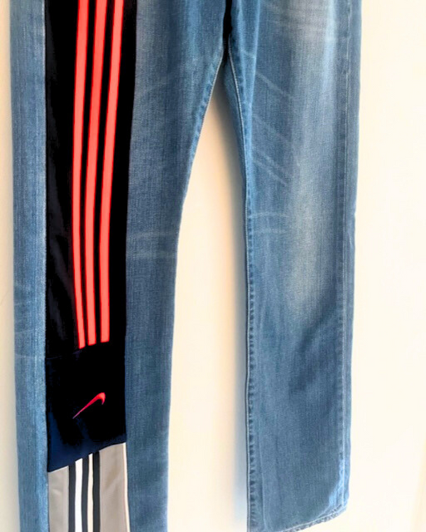 Ragyard Vintage LEVIS 501 Jeans With Vintage Sportswear Panelling