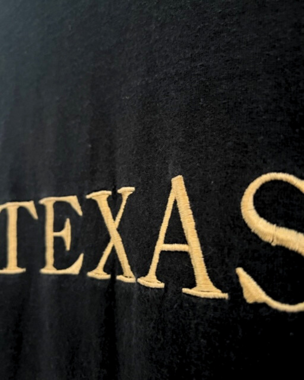 Ragyard Vintage TEXAS T-shirt With Patchwork Band Tee Back