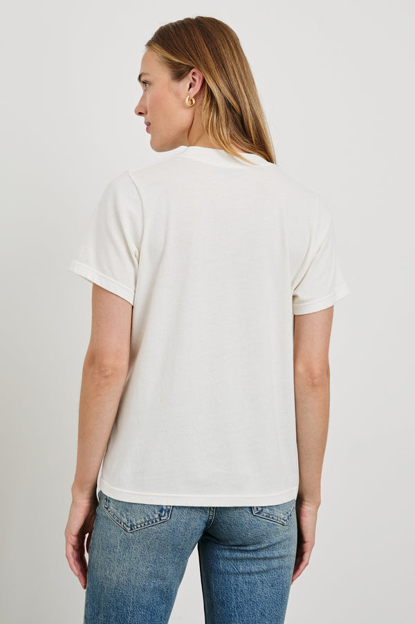 Rails Boyfriend T-shirt Rails Los Angeles Map White