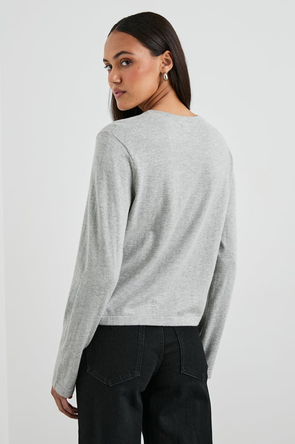 Rails Cotton Cashmere Long Sleeve T-shirt Heather Grey