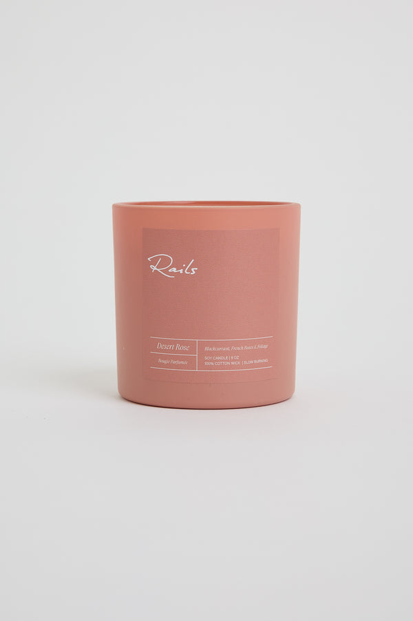 rails Desert rose candle Black Currant & French Roses & Foliage