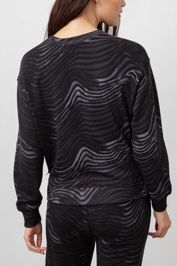 Rails Marlo & Kingston Set Charcoal Watercolor Stripes