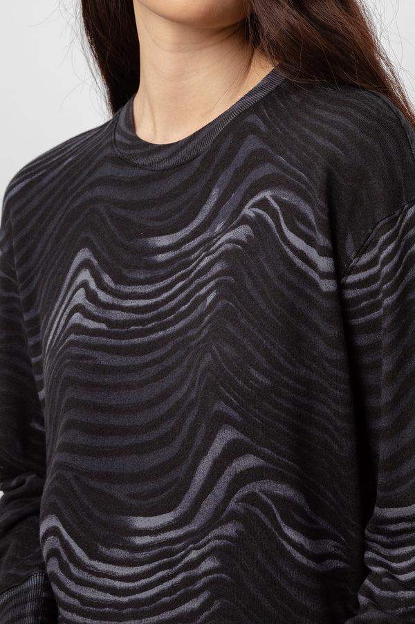 rails Marlo & kingston set Charcoal Watercolor Stripes