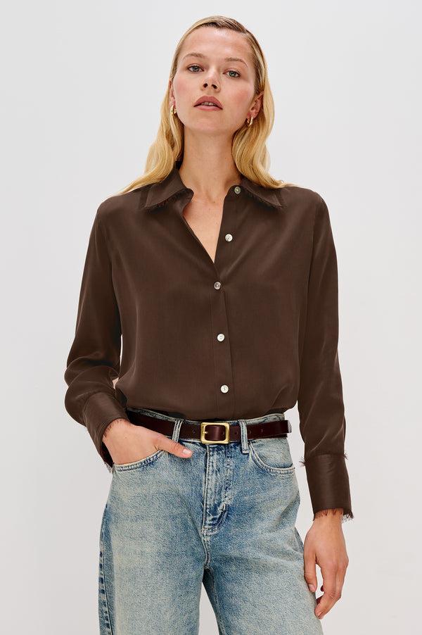 Rails Abbey Shirt Espresso