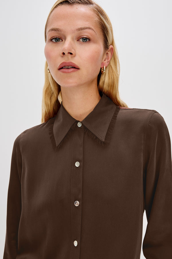 rails Abbey shirt Espresso