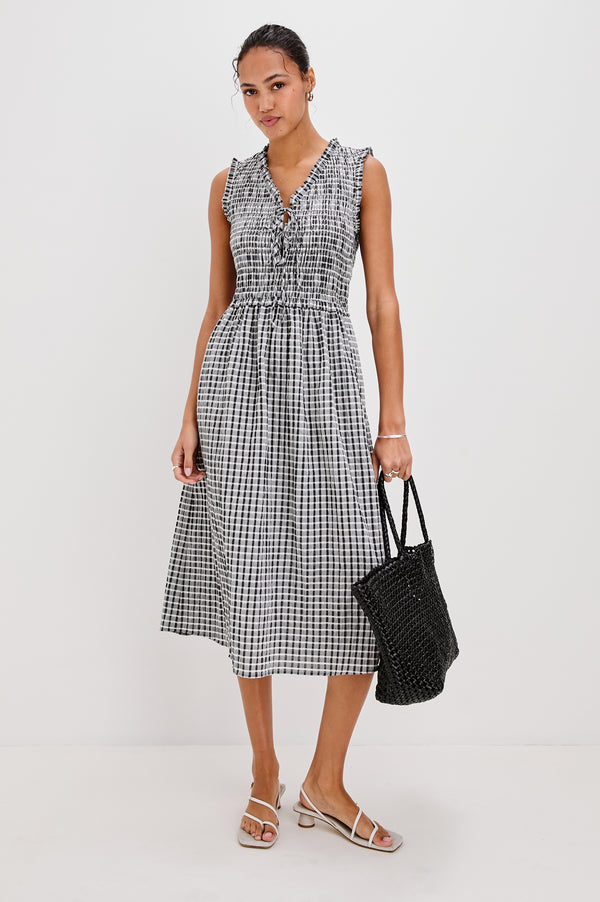 Rails Adine Dress Ash Seersucker