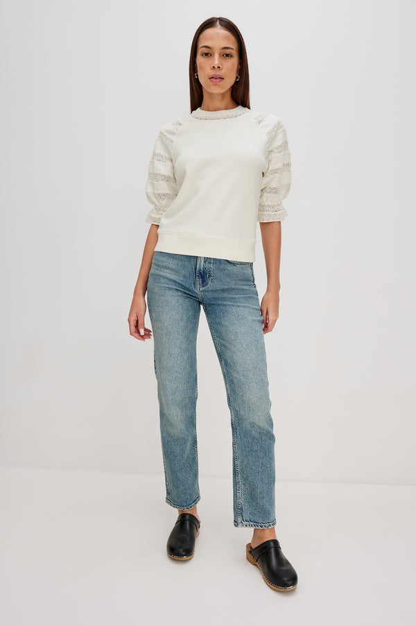Rails Aggy Top Ivory