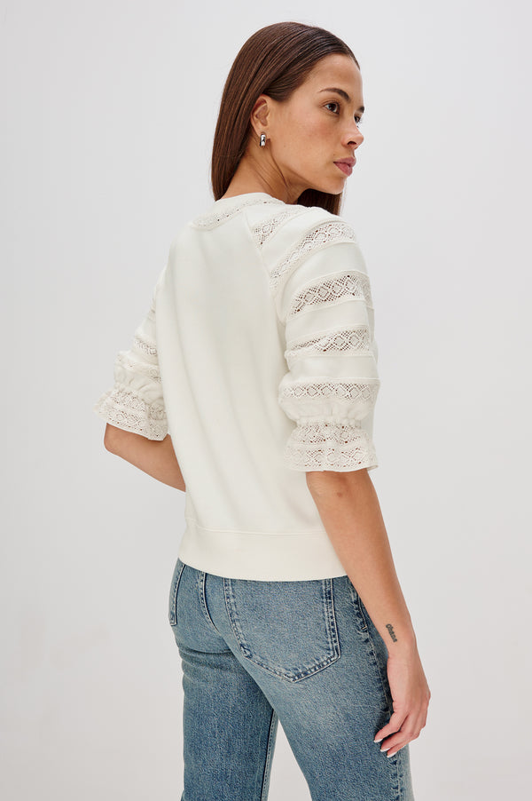 Rails Aggy Top Ivory