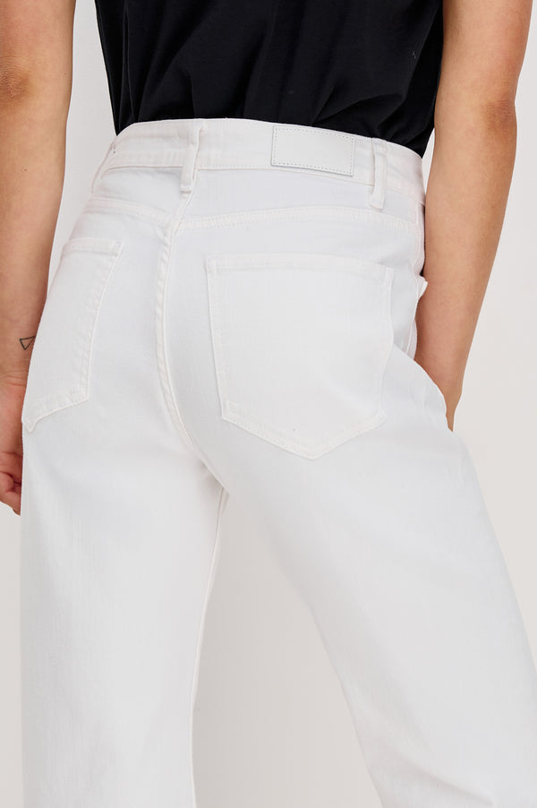 Rails Alamitos Flared Trouser Salt White