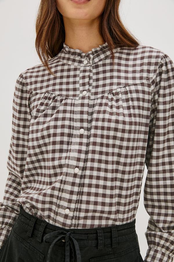 rails Alanna shirt Chocolate Chip