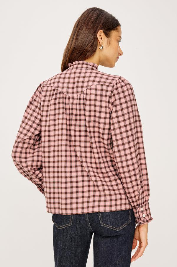 Rails Alanna Shirt Garnet Rose Cobalt