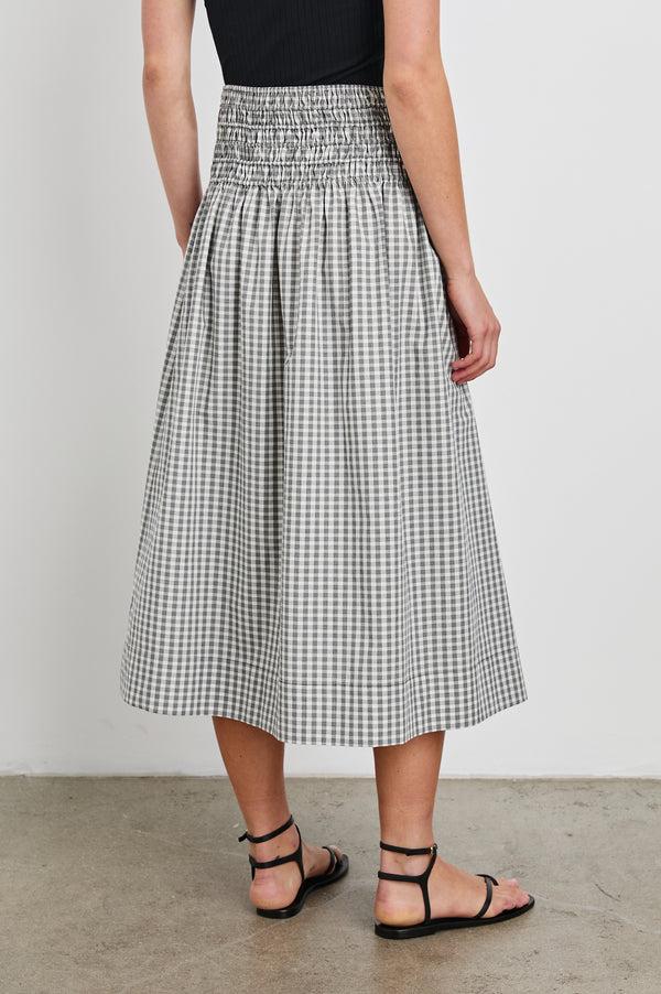 Rails Alessa Skirt Ivory Jet Gingham