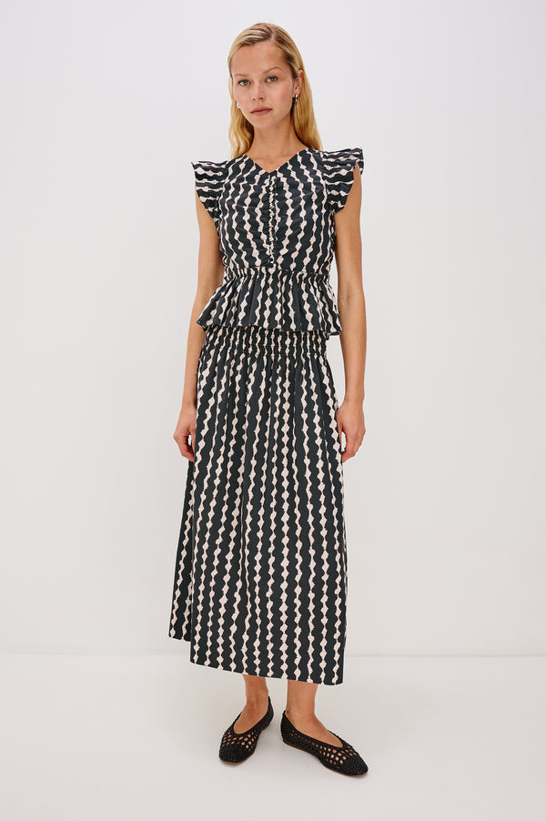 Rails Alessa Skirt Painted Noir