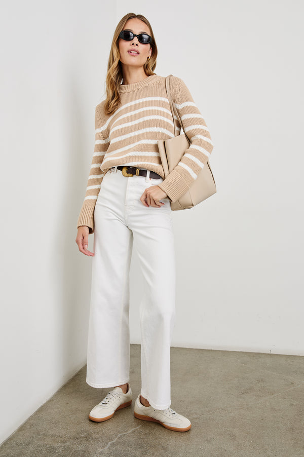 Rails Alise Sweater Ivory Birch Stripe