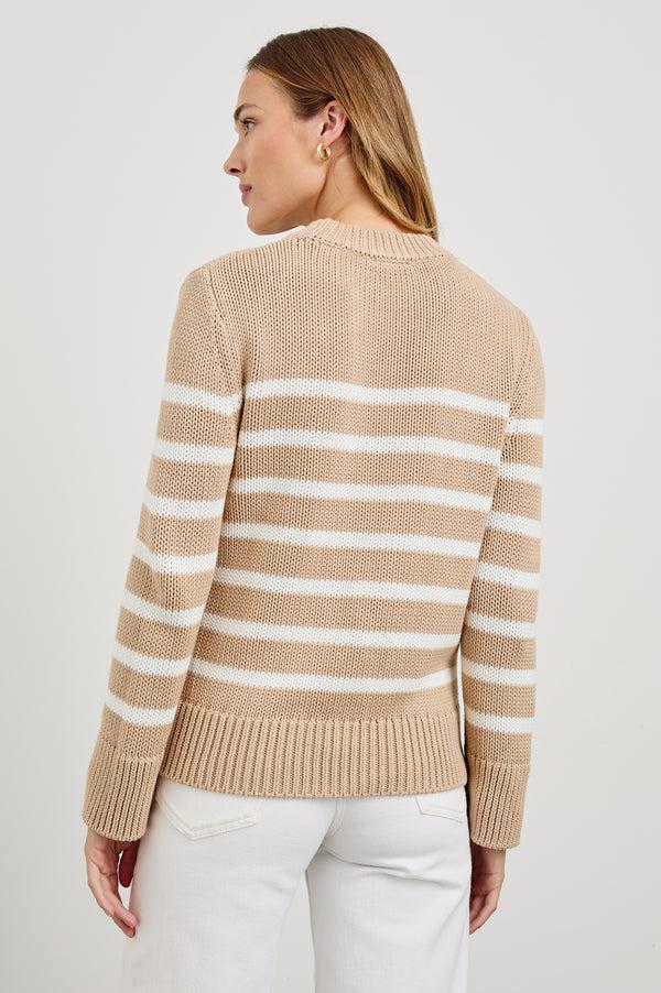 Rails Alise Sweater Ivory Birch Stripe