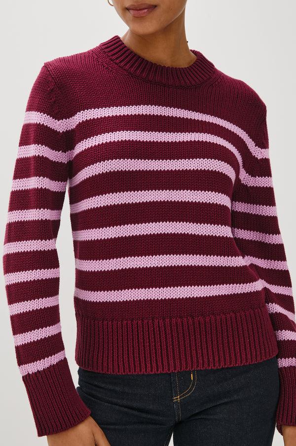 Rails Alise Sweater Mulberry Stripe