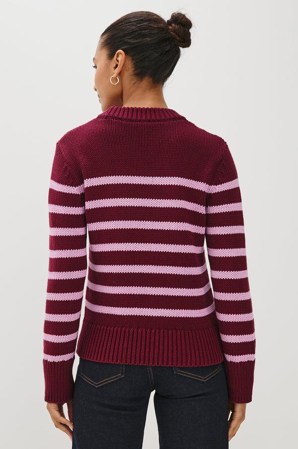 Rails Alise Sweater Mulberry Stripe