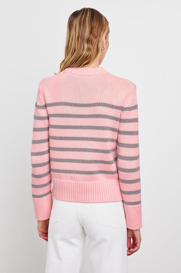 Rails Alise Sweater Pink Heather Stripe