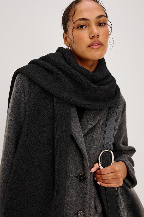 Rails Alps Cashmere Silk Scarf Black