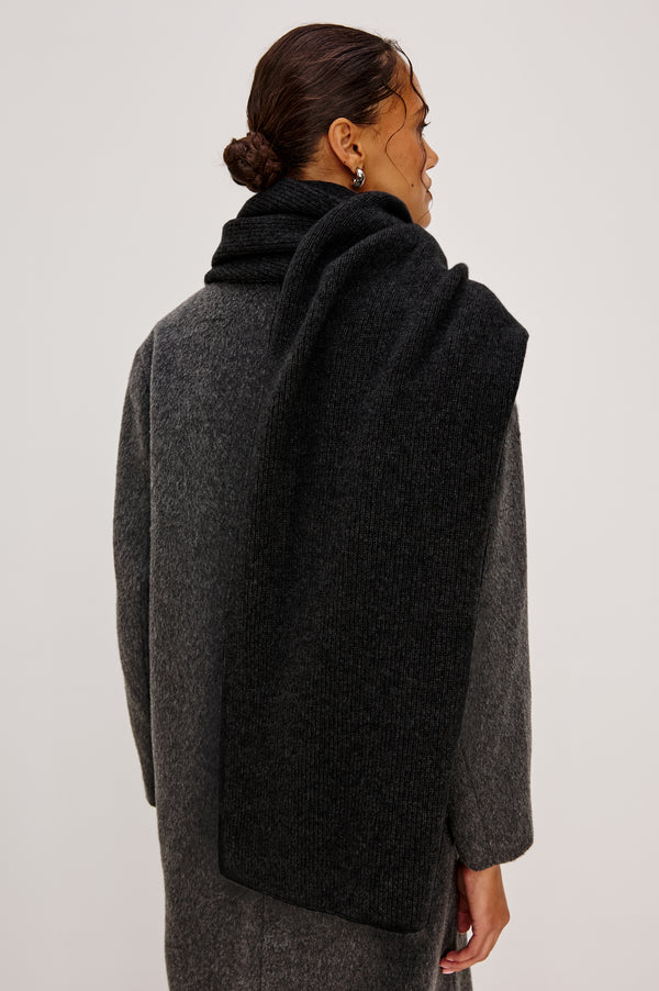 Rails Alps Cashmere Silk Scarf Black