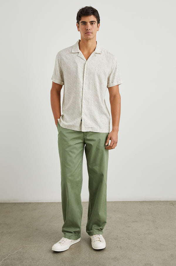 Rails Amalfi Shirt Painted Tile Khaki