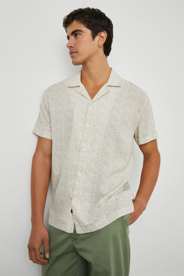 Rails Amalfi Shirt Painted Tile Khaki