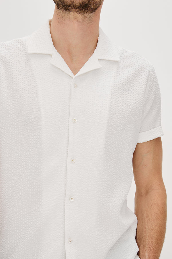 rails Amalfi shirt White Seersucker