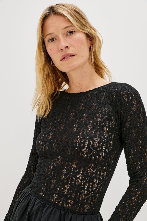 Rails Amberly Dress Black Lace