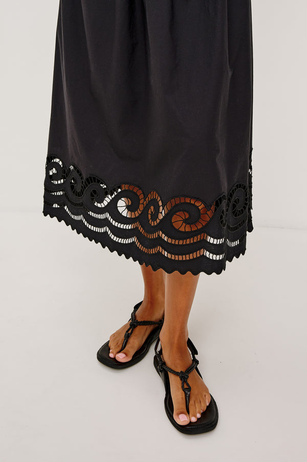 Rails Anadia Dress Black Embroidery