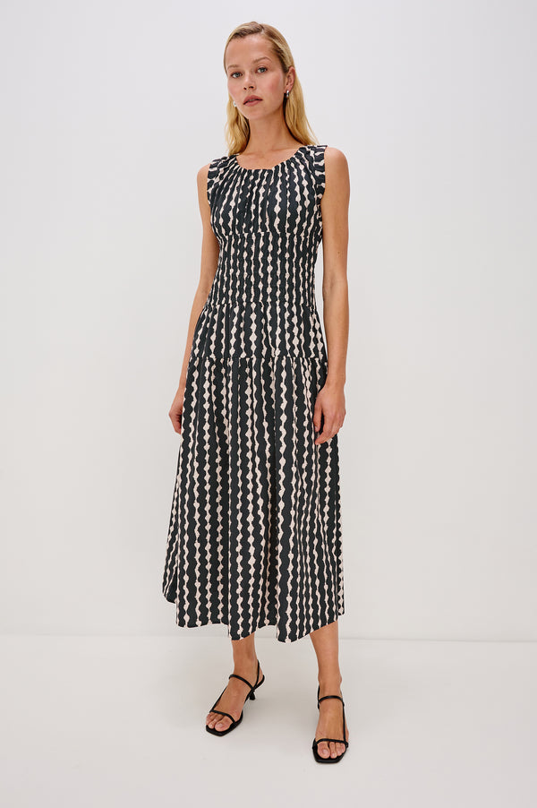 Rails Anastasia Dress Painted Noir