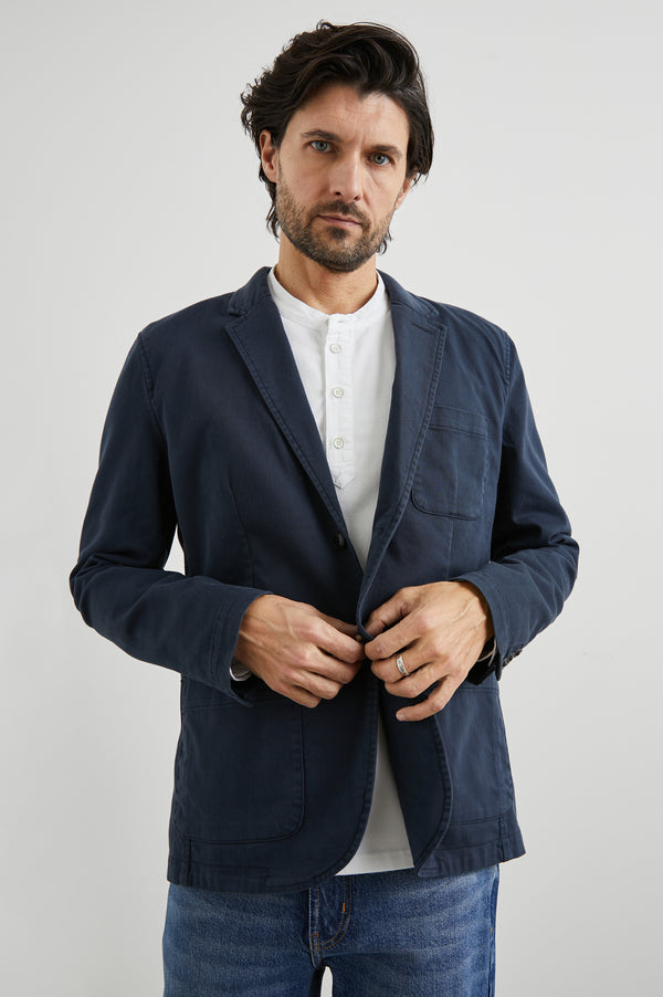 Rails Andre Blazer Rugged Navy Twill
