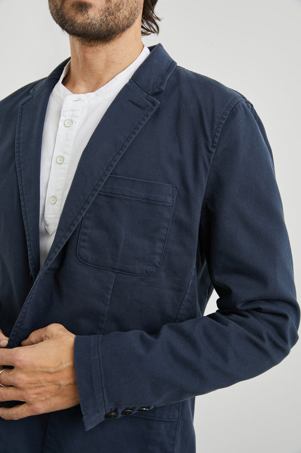 rails Andre blazer Rugged Navy Twill