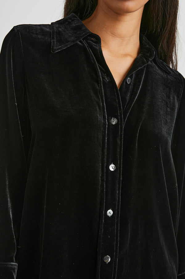 rails Andrea top Black Velvet