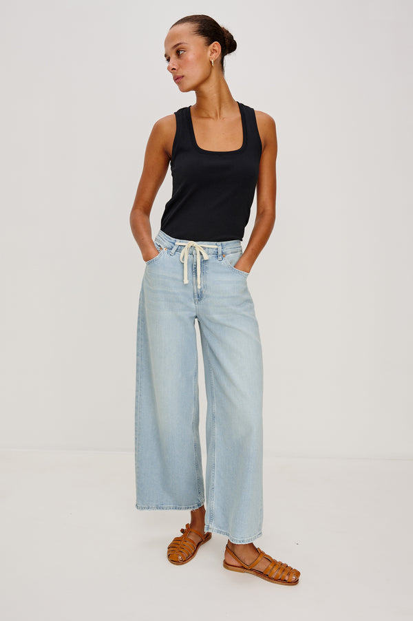 Rails Angeleno Wide Leg Crop Scuba