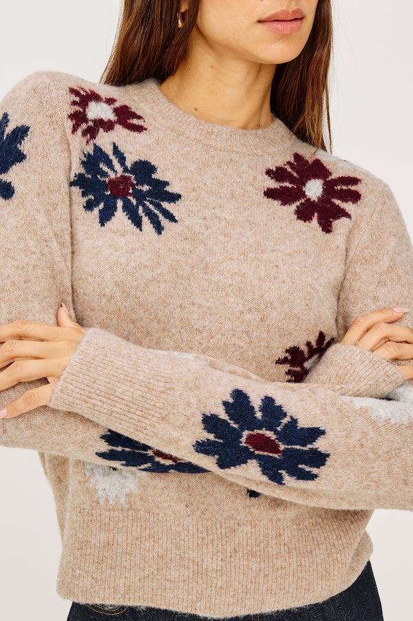 rails Anise Sweater Oat Daisies