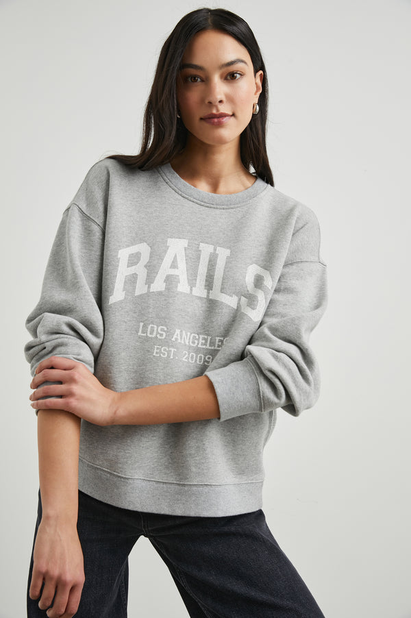 Rails Anniversary Sweatshirt Heather Grey