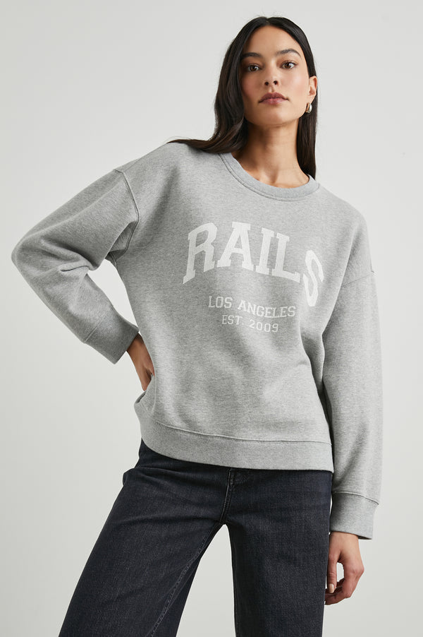 Rails Anniversary Sweatshirt Heather Grey