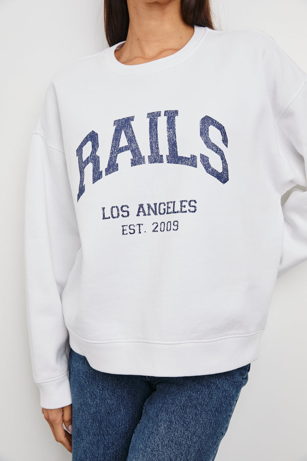 rails Anniversary sweatshirt Ivory Navy