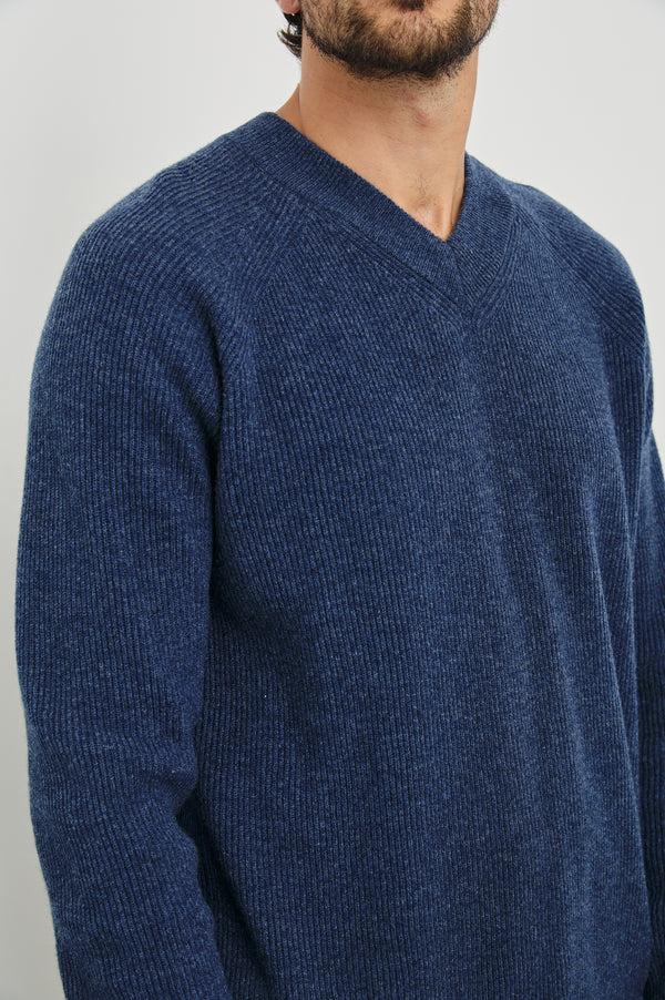 Rails Ansel Sweater Blue Melange