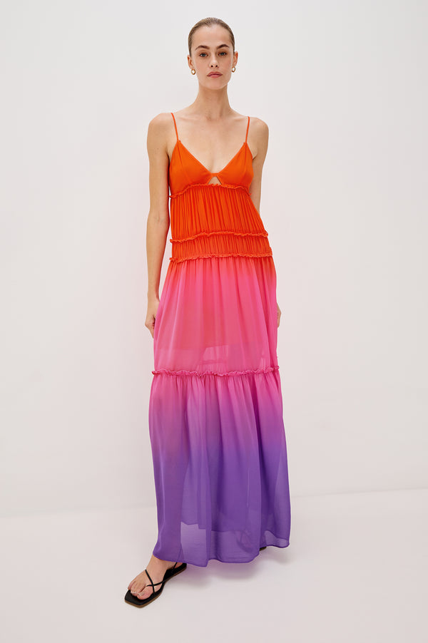 Rails Antonella Dress Violet Dip Dye