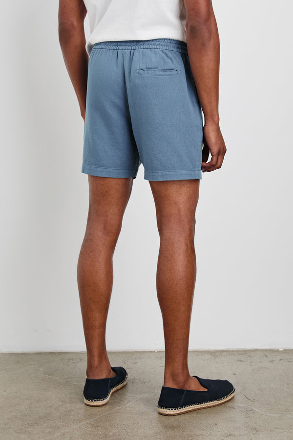 Rails Archer 6" Short Washed Blue