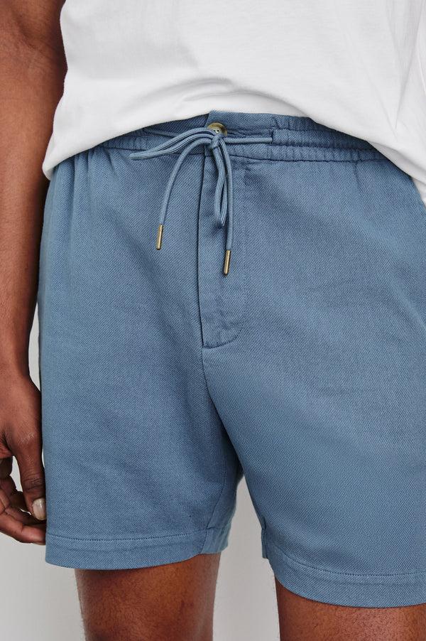 rails Archer 6" short Washed Blue