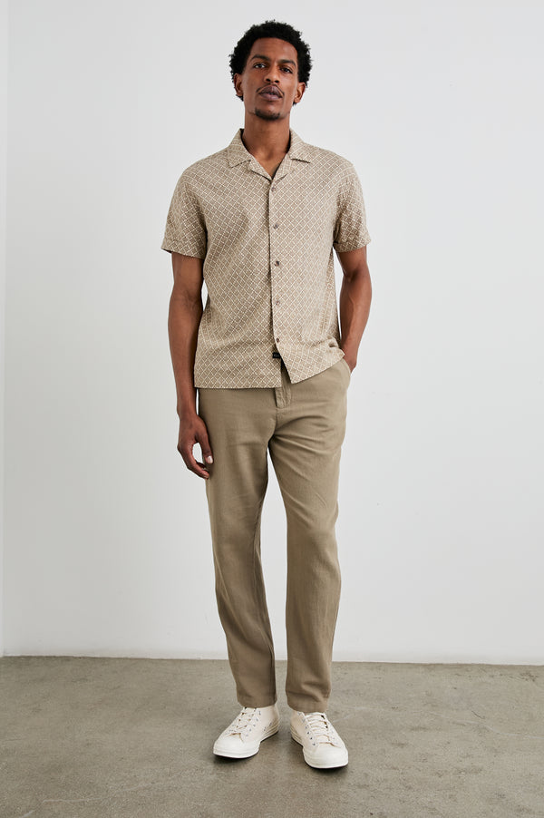 Rails Atlas Shirt Ikat Oat