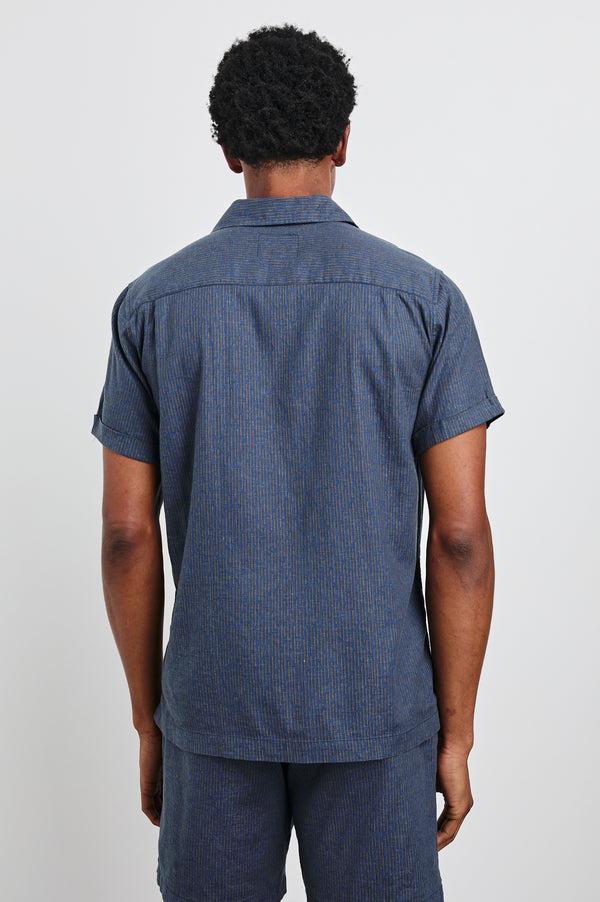 Rails Atlas Shirt Navy Cedar Vertical