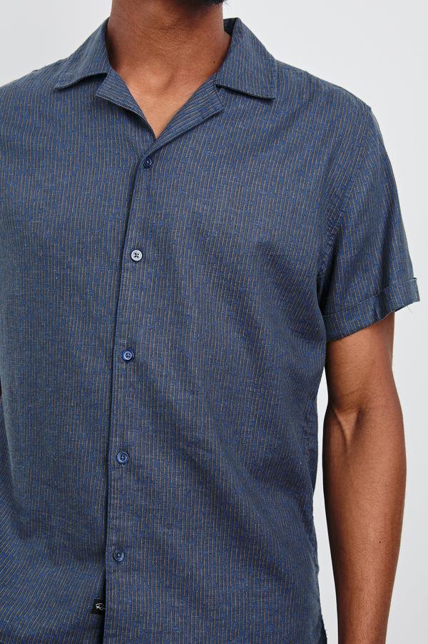 rails Atlas shirt Navy Cedar Vertical